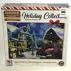 HOLIDAY COLLECTION BY HENRY PETERSON - 1000 Piece Puzzled - Christmas - NEW